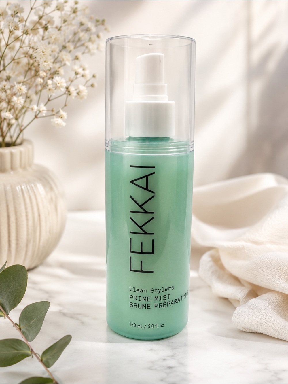 FEKKAI Clean Stylers Prime Hair Mist Repair Detangle Heat Protection 5 oz